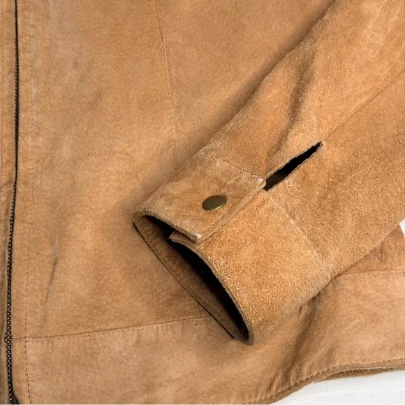 Chic Tan Leather Jacket - Picture 11 of 14